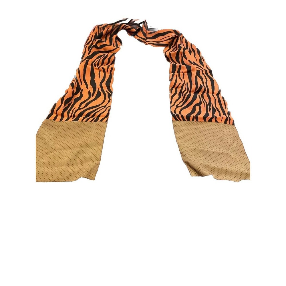 Kavita Scarf Animal Print Stripes 8" x 71"